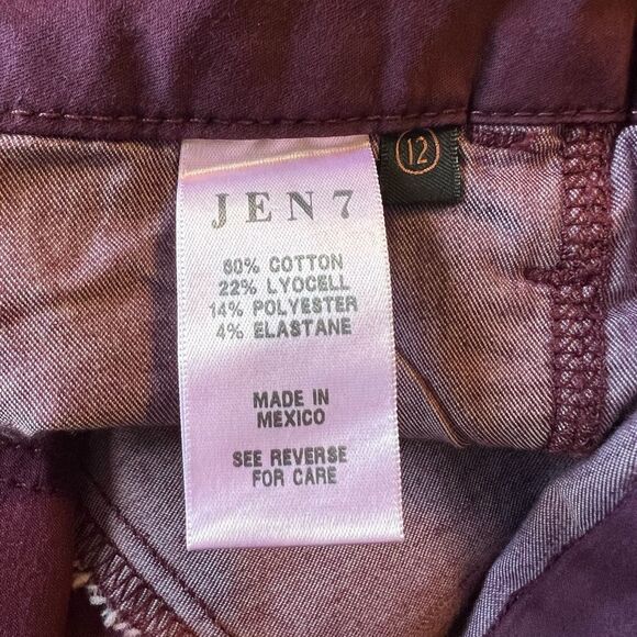 7 For All Mankind "JEN7" Sateen Slim Straight Leg Jeans - New Without Tags - Picture 6 of 8